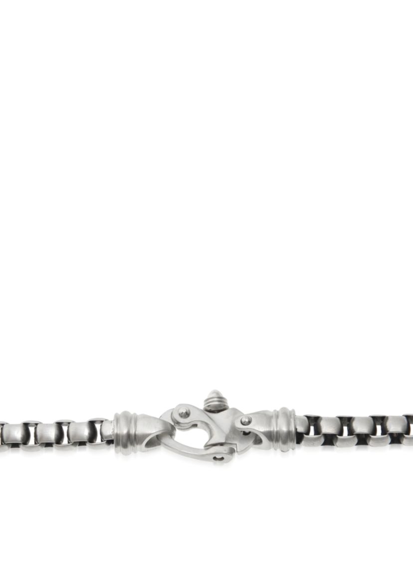 Mens Stainless Steel Bracelet with Satin Finish