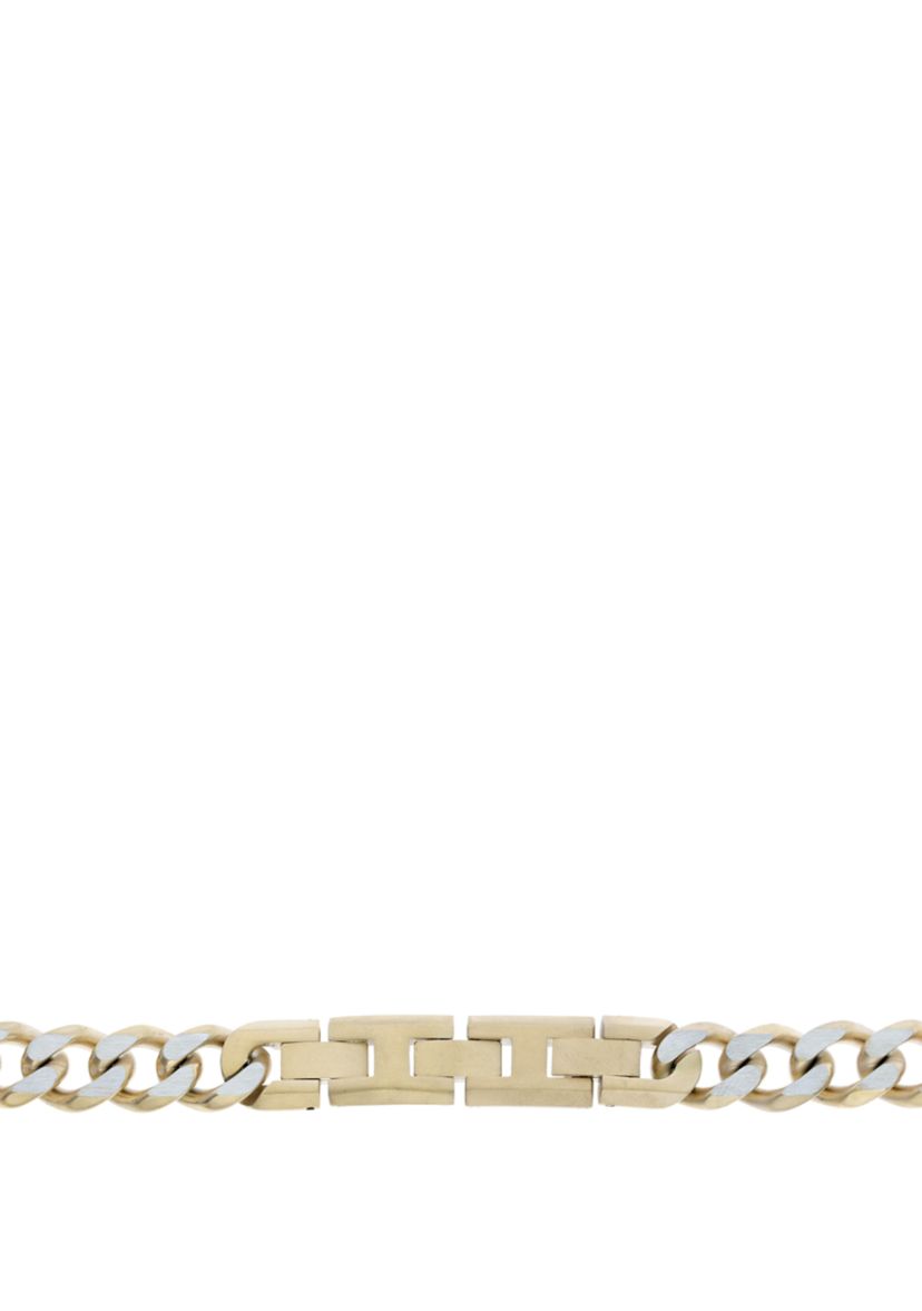 Stainless Steel Curb Chain Necklace with Double Extension Lock