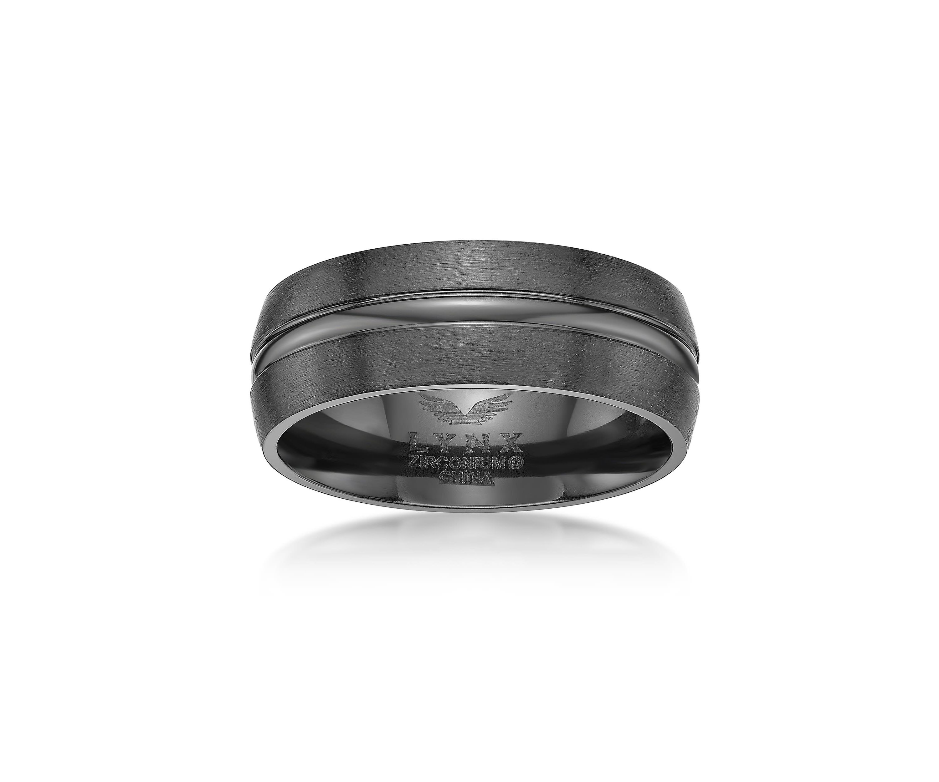 Black Zirconium Ring - 8MM