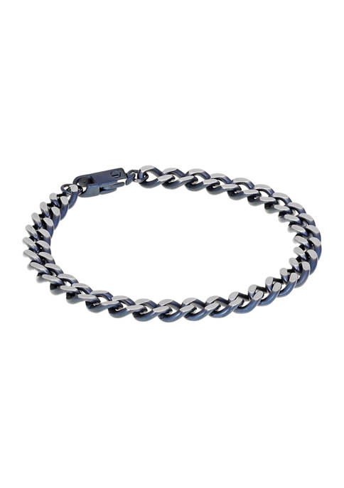 Belk & Co. Stainless Steel Cubic Zirconia Chain Bracelet | belk