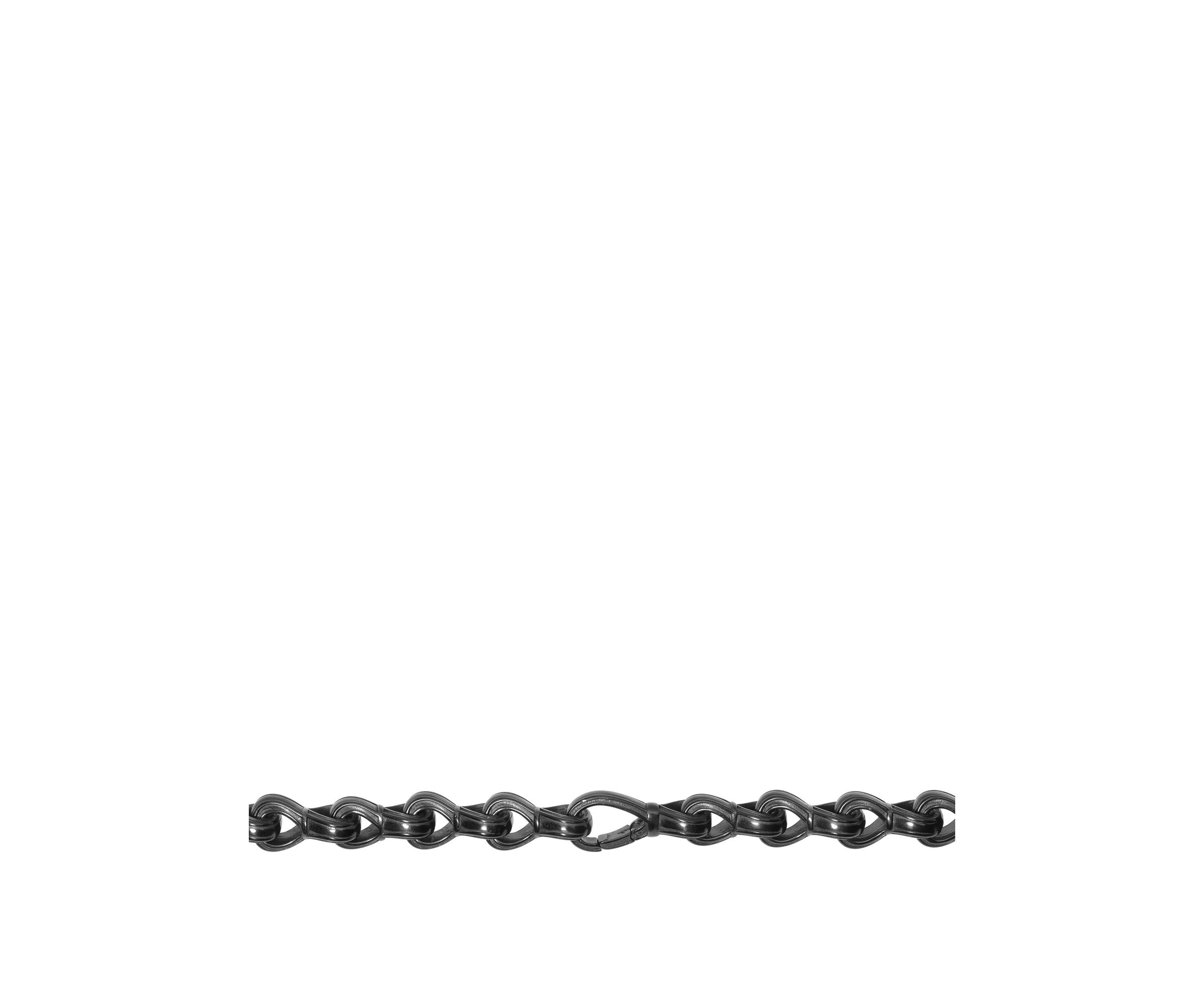 Stainless Steel Bracelet with Matte Black IP