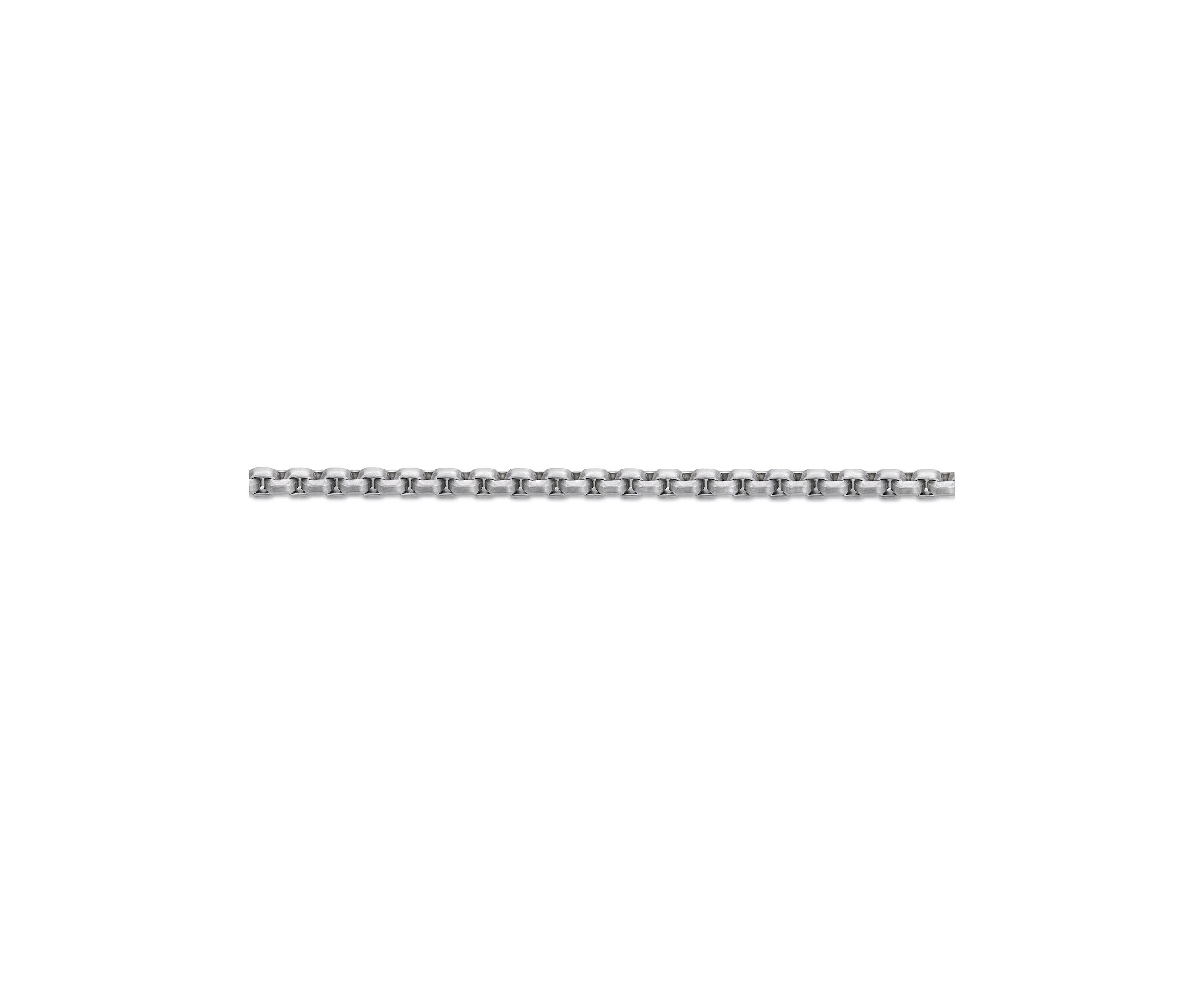 Stainless Steel 5MM Round Box Chain Necklace, 24" Length