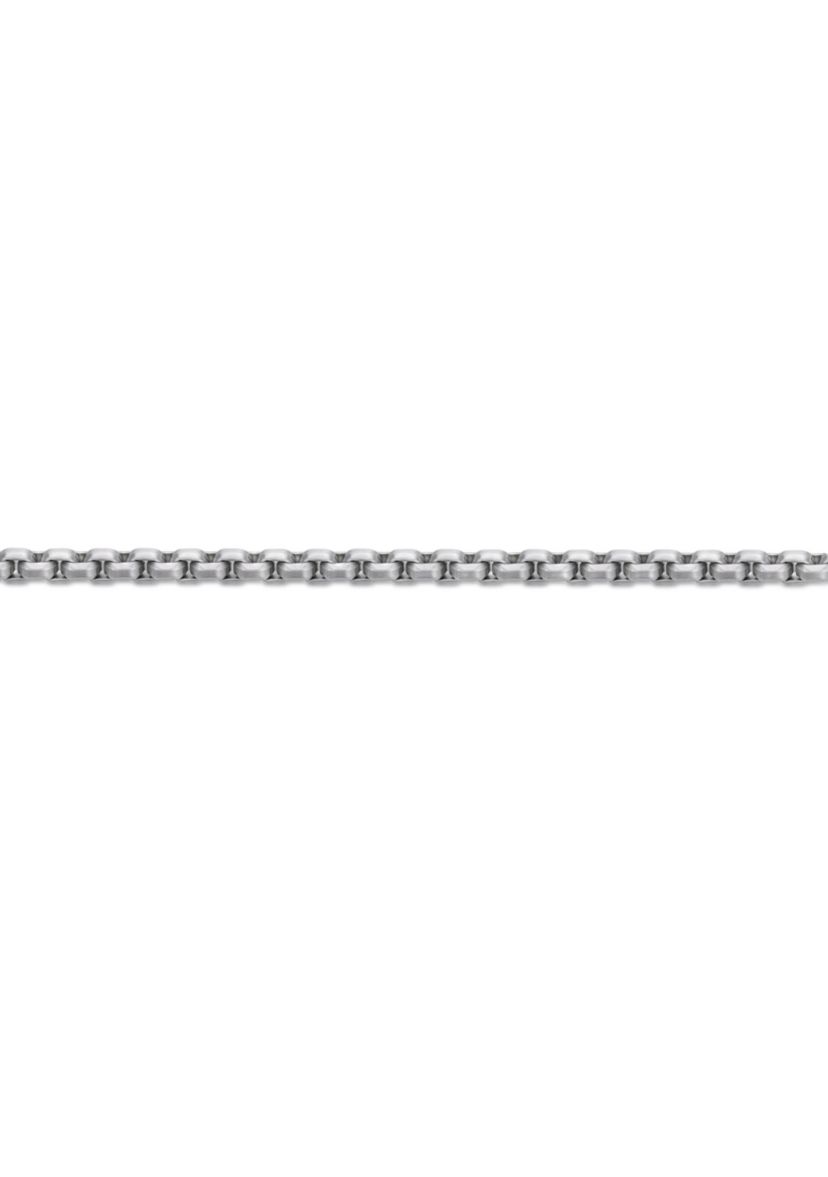 Stainless Steel 5MM Round Box Chain Necklace, 24" Length