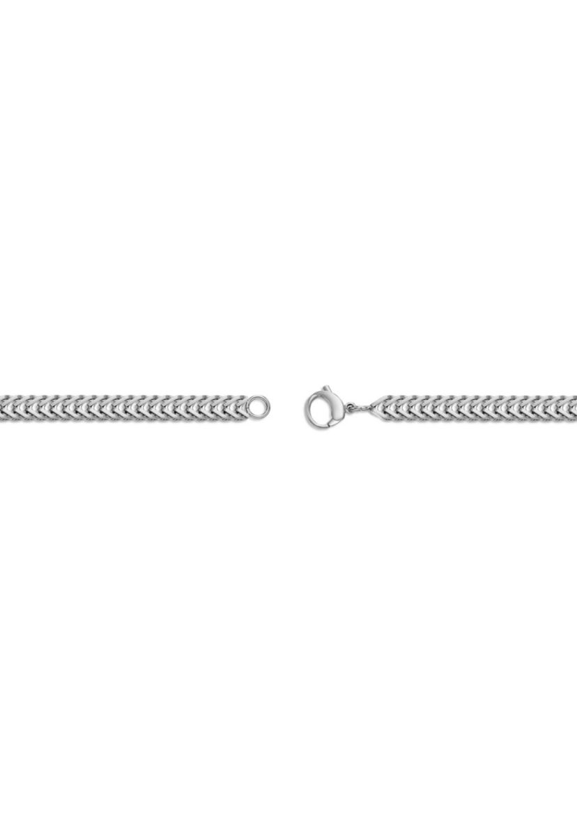 Stainless Steel 6MM Herringbone Chain Necklace, 18" Length