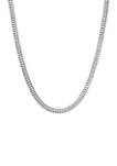 Stainless Steel 6 Millimeter Snake Chain Necklace, 24 Inch