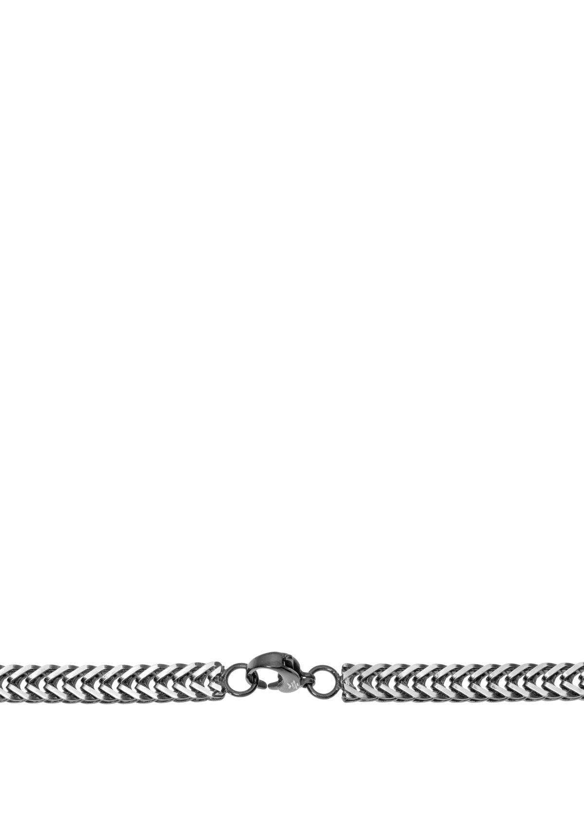 8.5 Inch Stainless Steel Chain Bracelet with Black IP 
