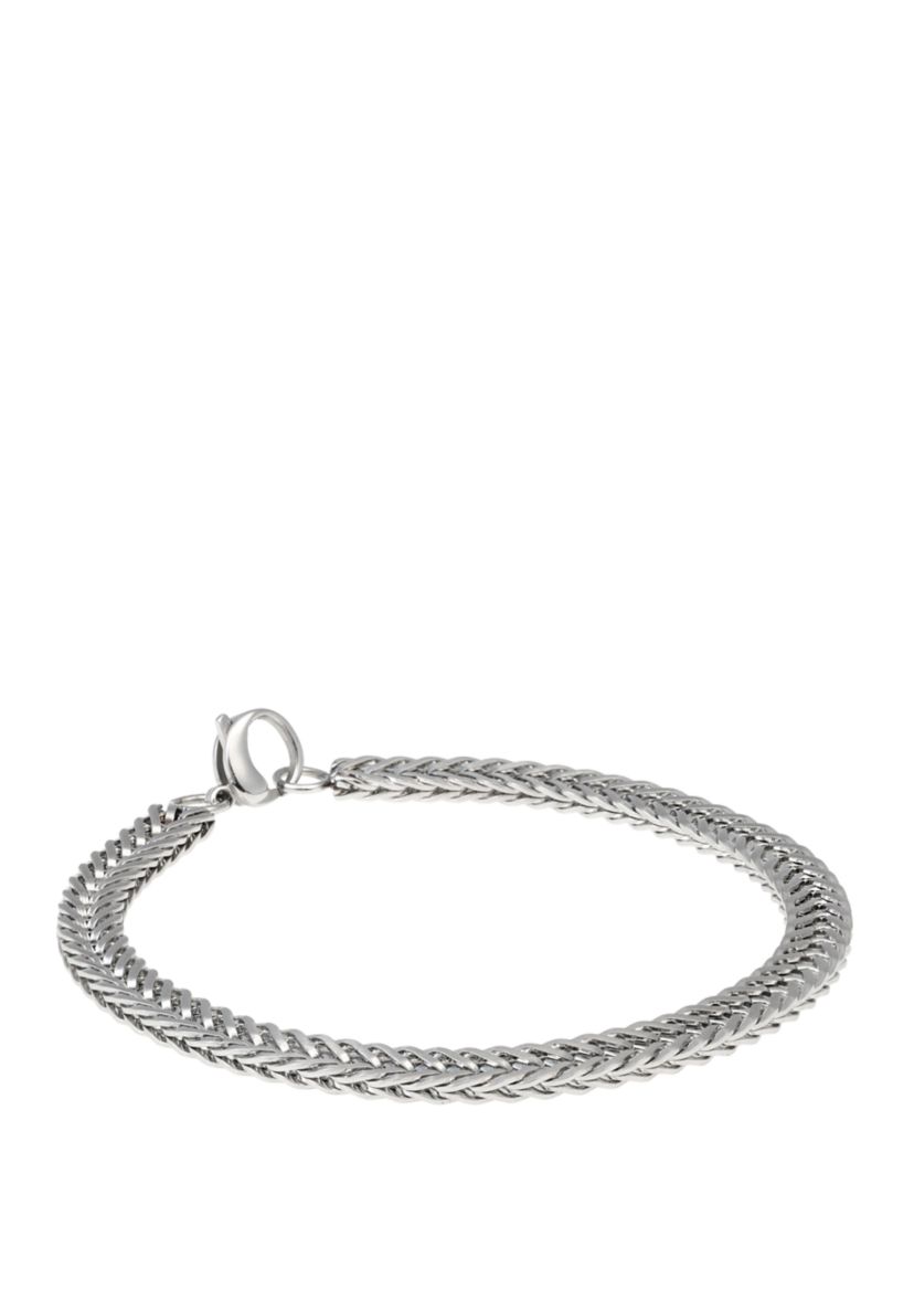 8.5 Inch Stainless Steel Bracelet with Matte Finish
