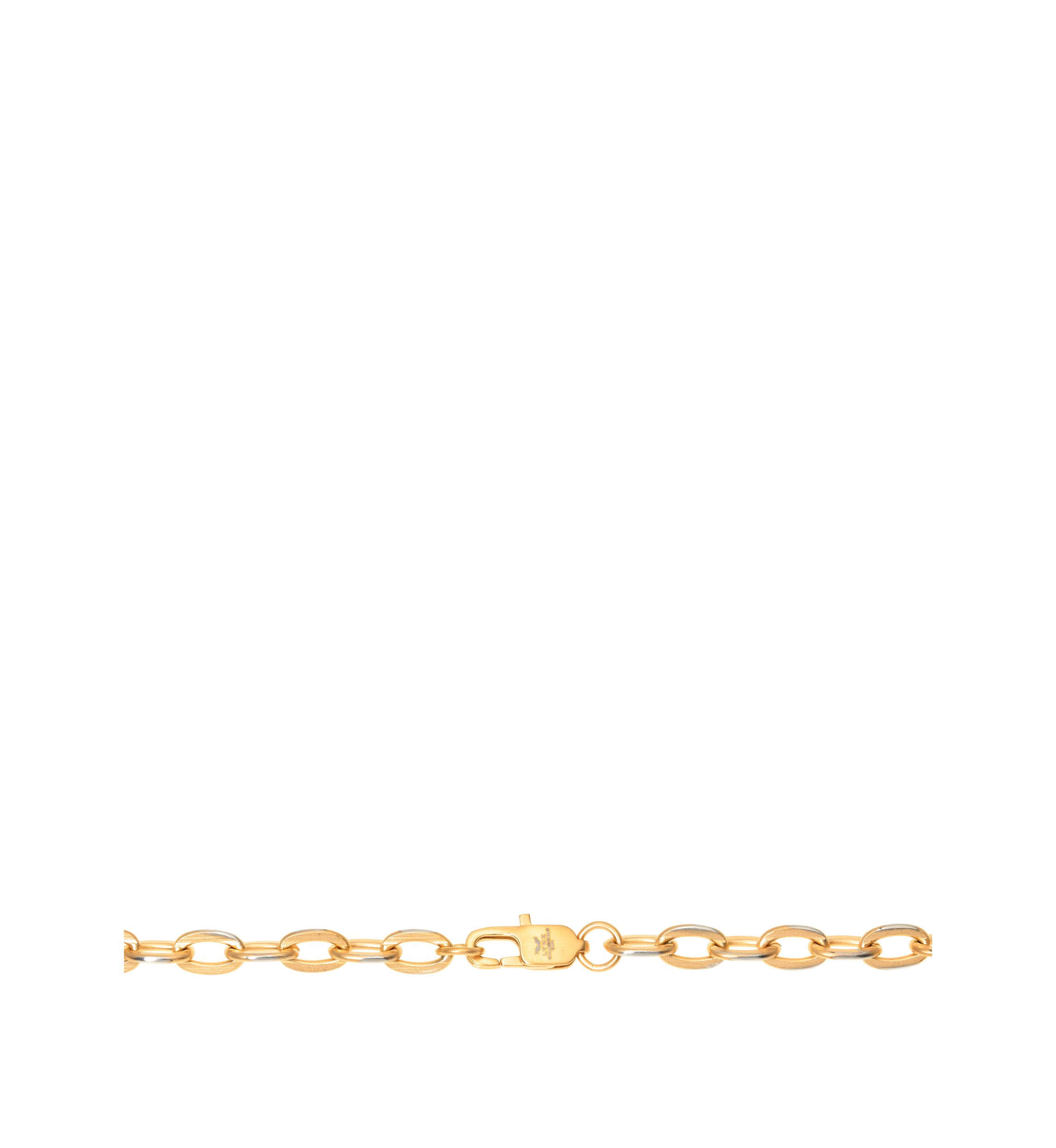 24 Inch Stainless Steel Chain Necklace with Gold IP