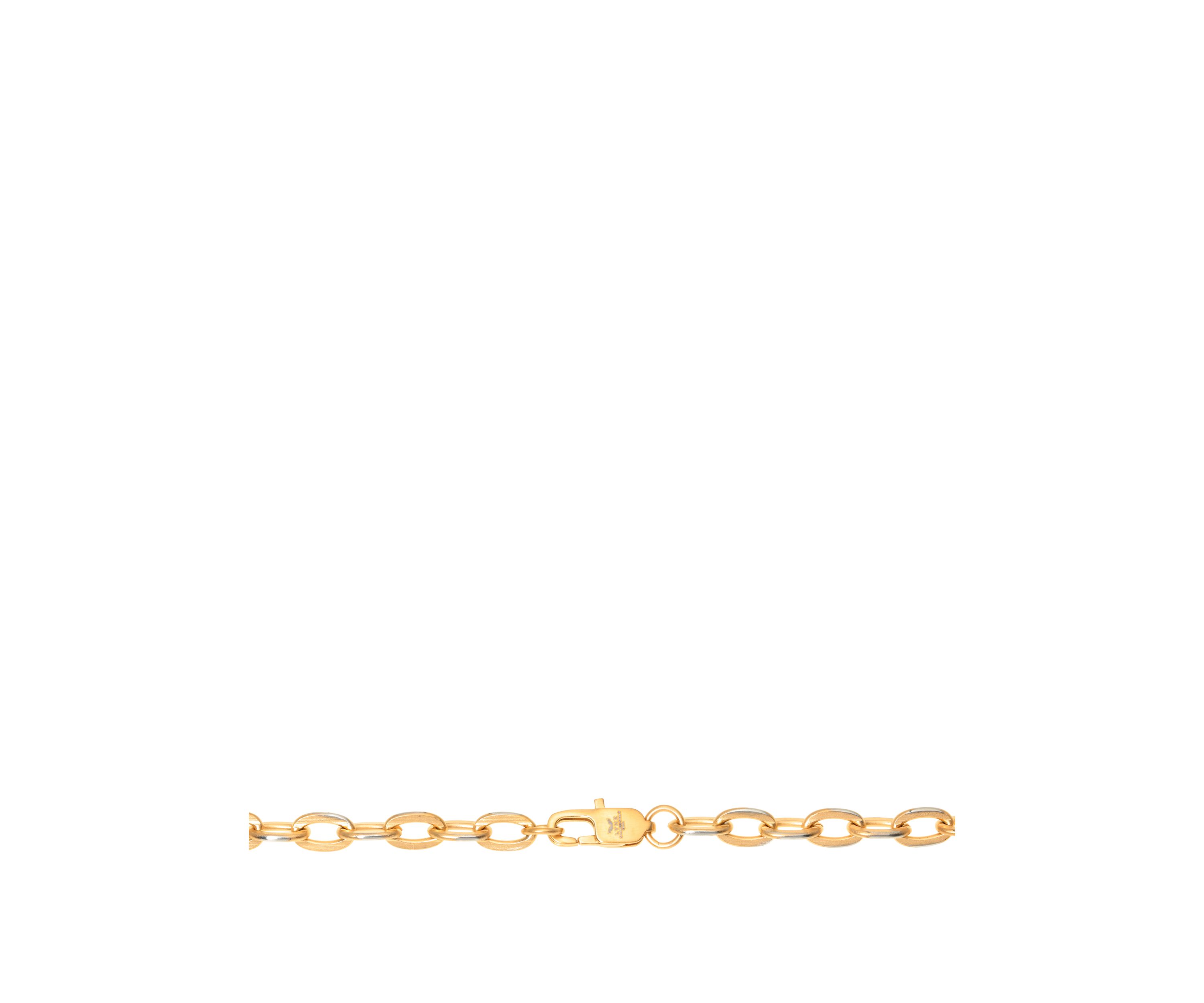 24 Inch Stainless Steel Chain Necklace with Gold IP