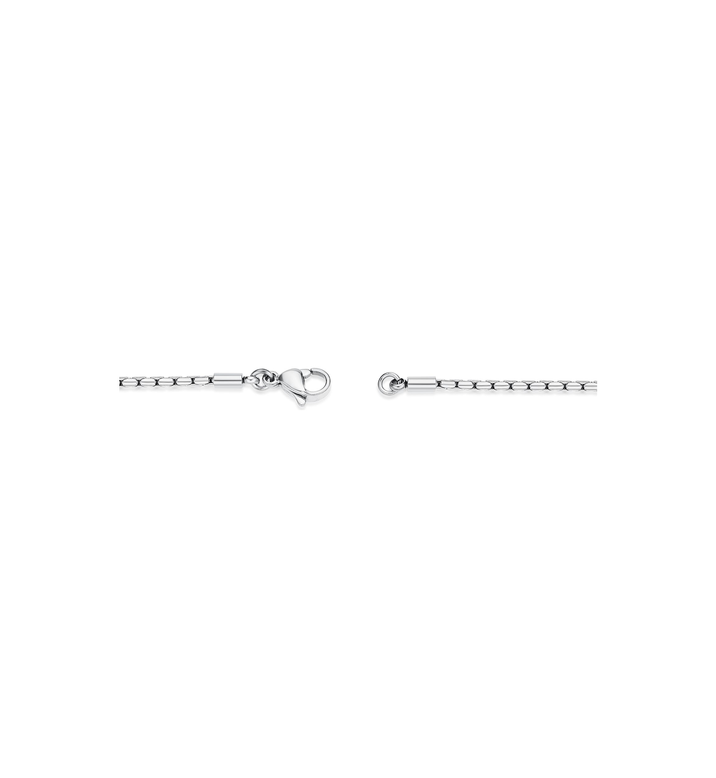 Stainless Steel 2.5 Millimeter Snake Chain Necklace, 24 Inch