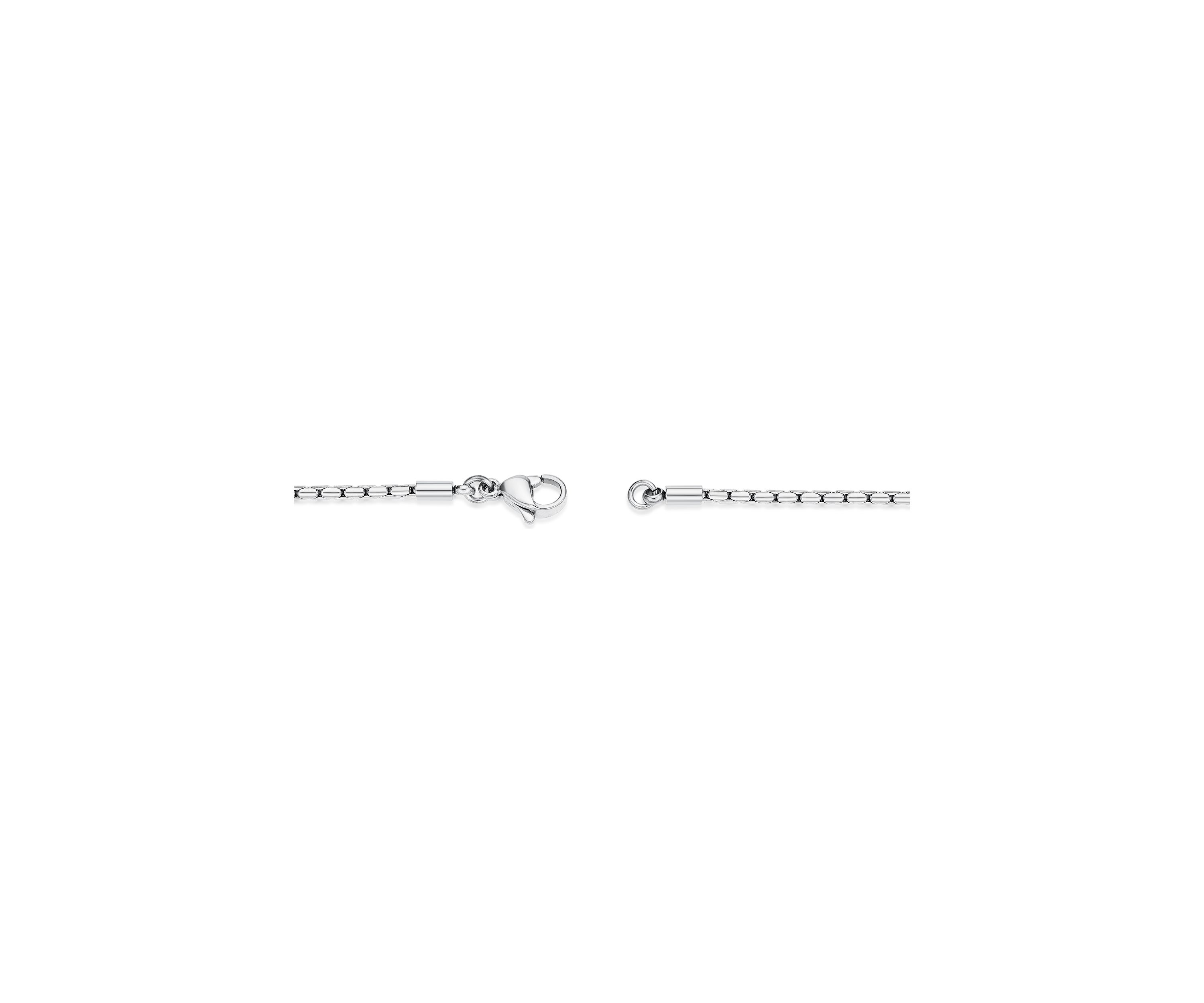 Stainless Steel 2.5 Millimeter Snake Chain Necklace, 24 Inch