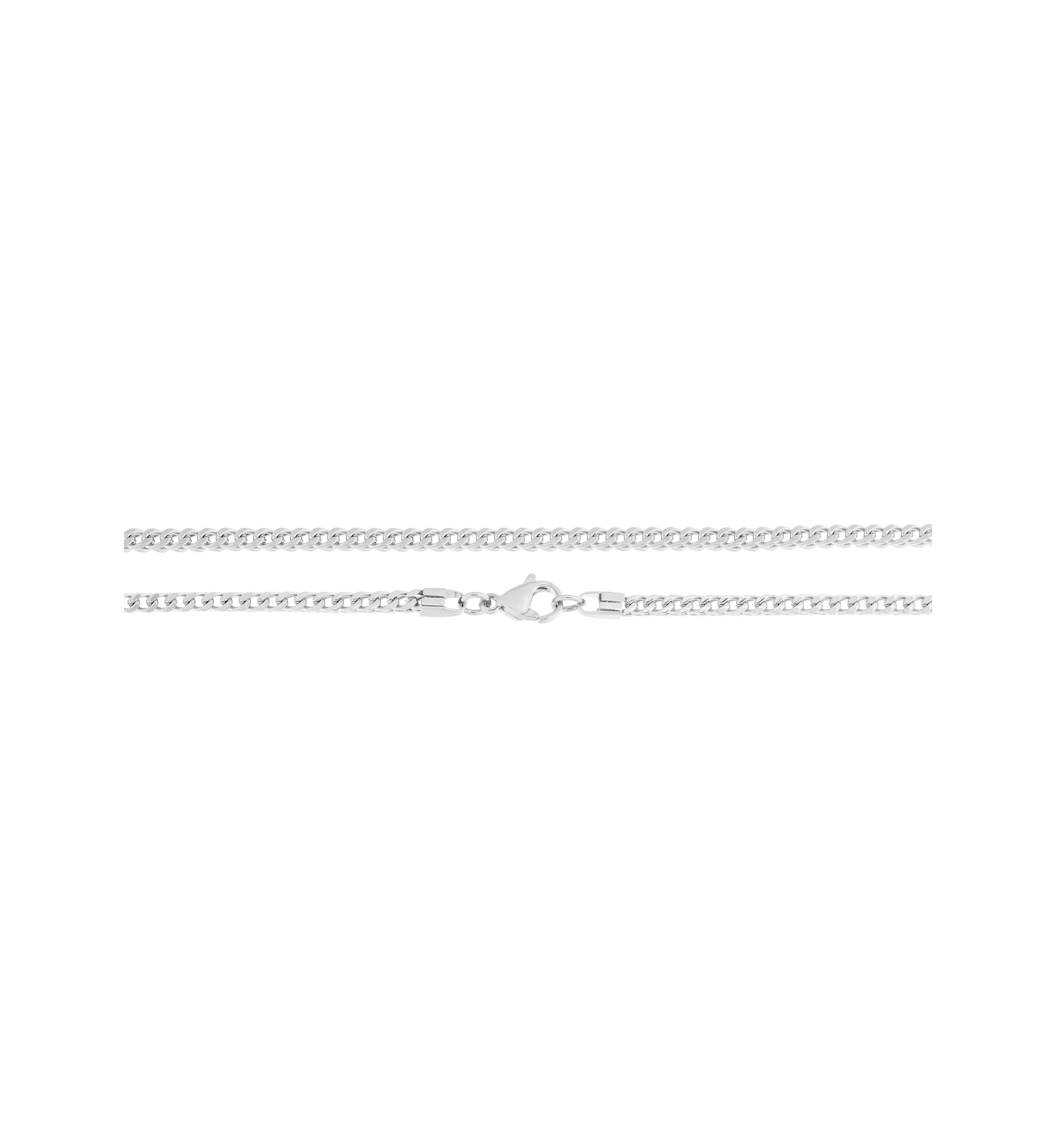 Stainless Steel 2.5 Millimeter Franco Chain Necklace