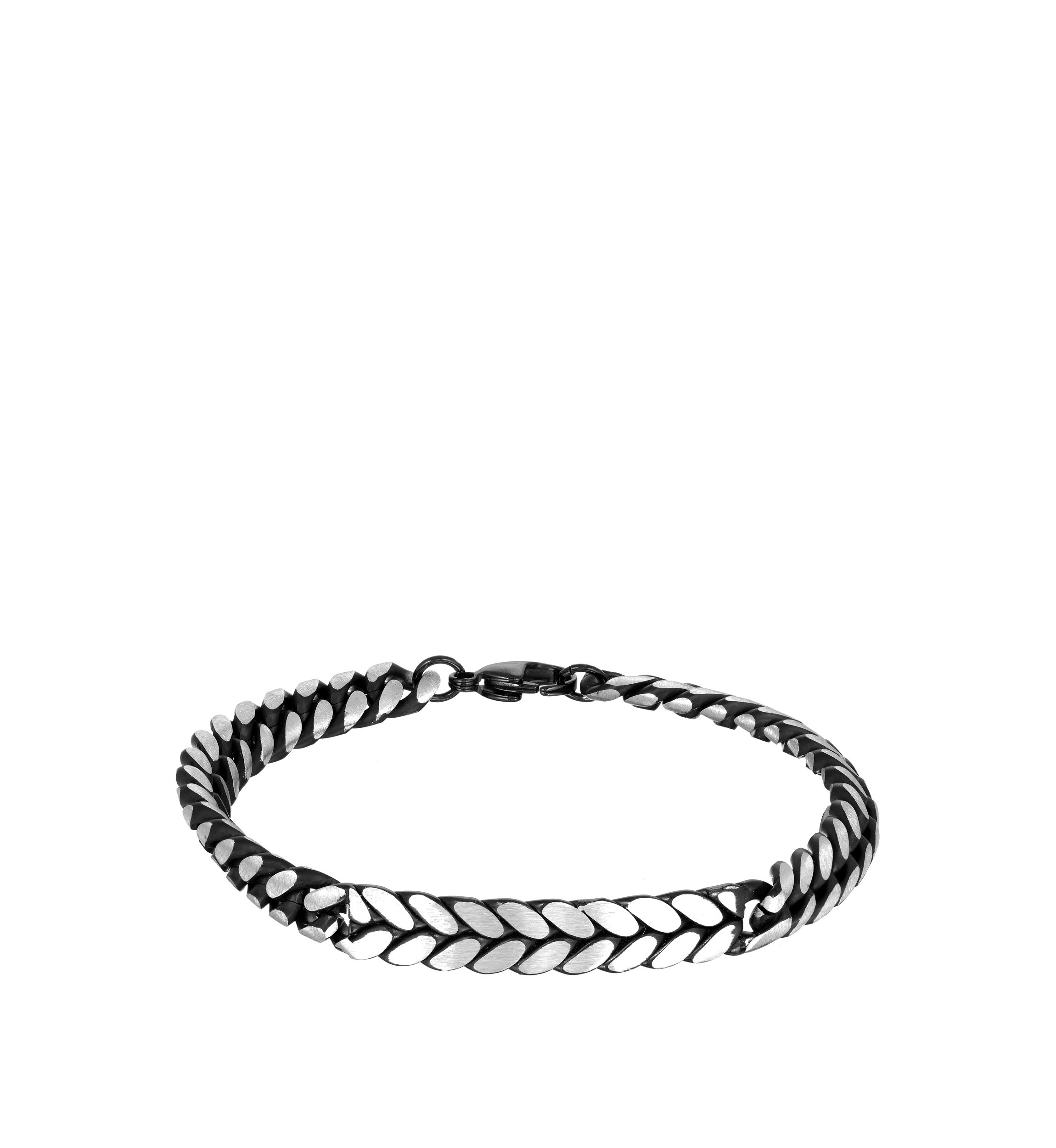 8.5 Inch Stainless Steel ID Bracelet with BIP