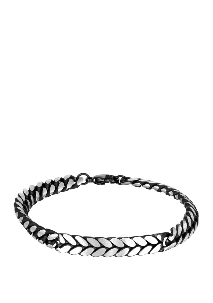 8.5 Inch Stainless Steel ID Bracelet with BIP