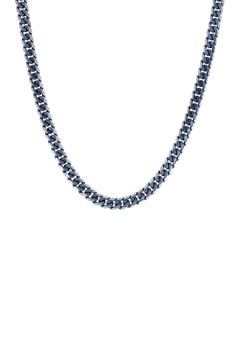 Stainless Steel 8 Millimeter Curb Chain Necklace
