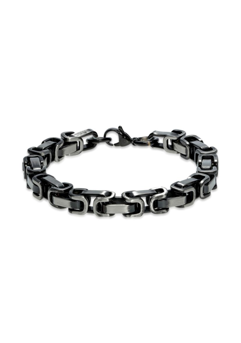 Stainless Steel Link Chain Brace W/ Antique Finish