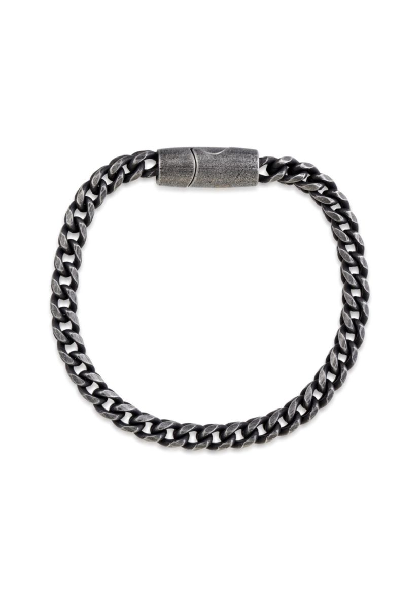 Stainless Wheat Chain Bracelet With antique Finish