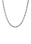 Stainless Steel 4.5 Millimeter Link Chain Necklace, 24 Inch