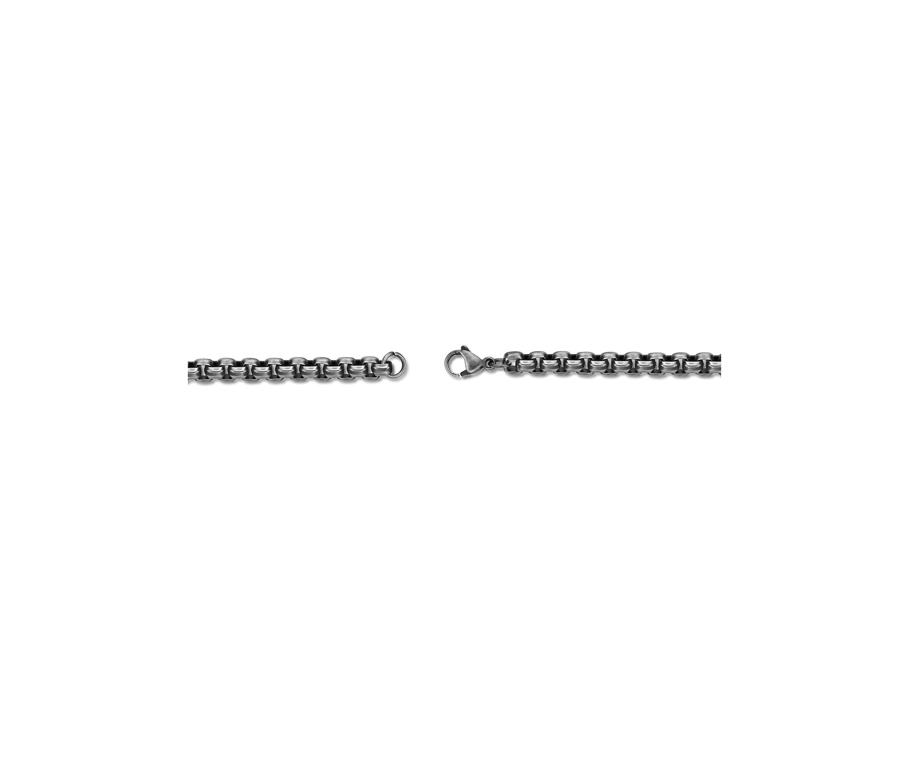 Stainless Steel Anchor Bracelet With Antique Finish
