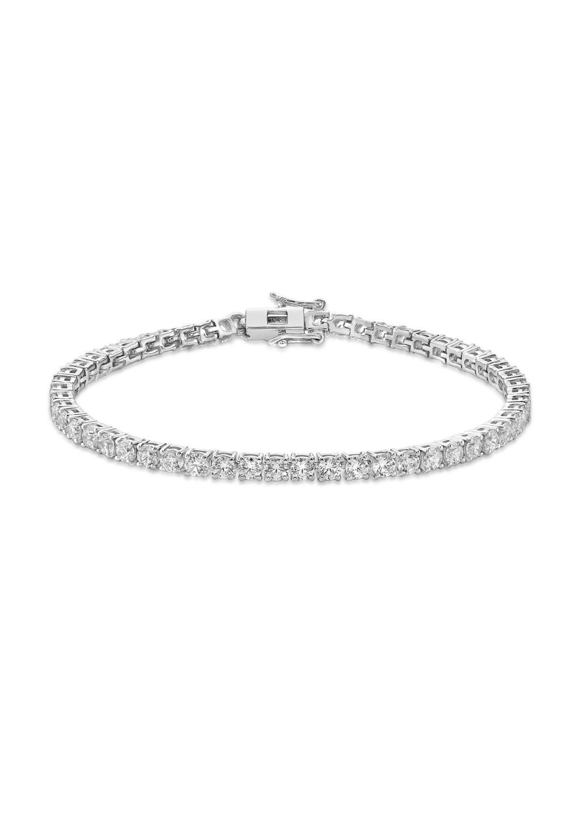 Lab Created 6 ct. TDW Lab Grown Diamond Bracelet in Sterling Silver