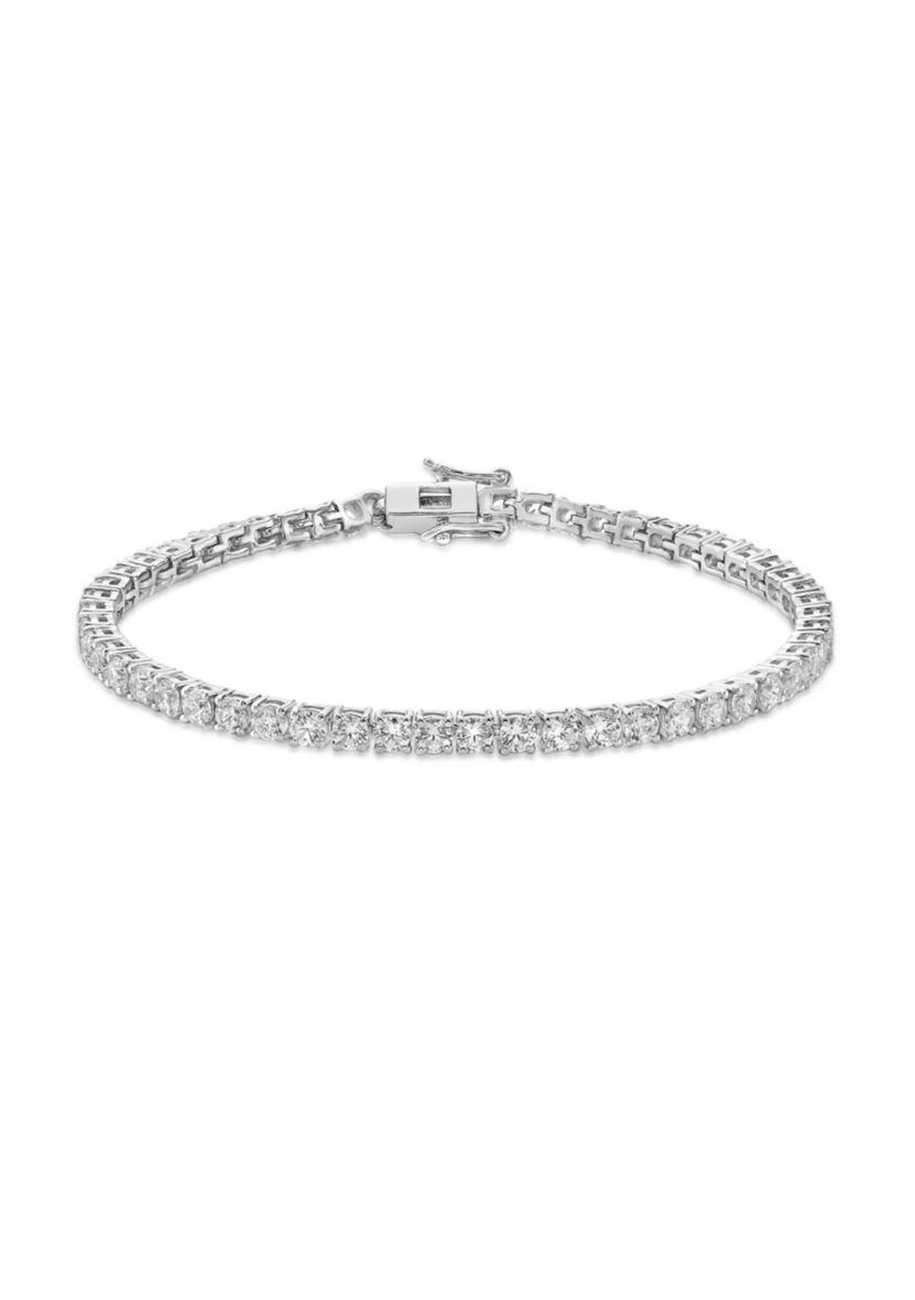 Lab Created 6 ct. TDW Lab Grown Diamond Bracelet in Sterling Silver