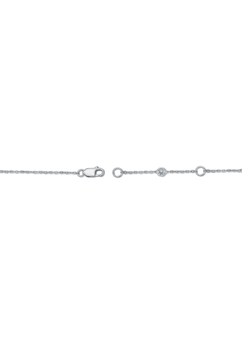Lab Created 2 ct. TDW Lab Grown Diamond Necklace in Sterling Silver