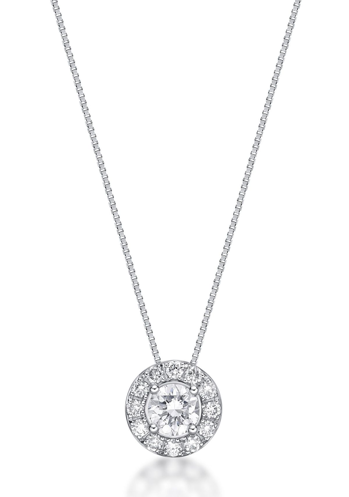 Lab Created 3/8 ct. TDW Lab Grown Diamond  Pendant in Sterling Silver