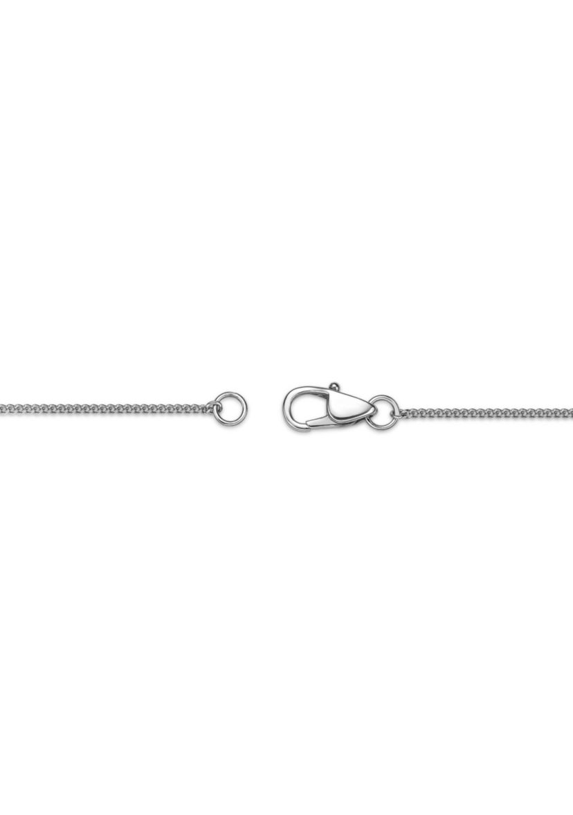 Lab Created 1/2 ct. TDW Lab Grown Diamond Curved Bar Necklace in 10K White Gold
