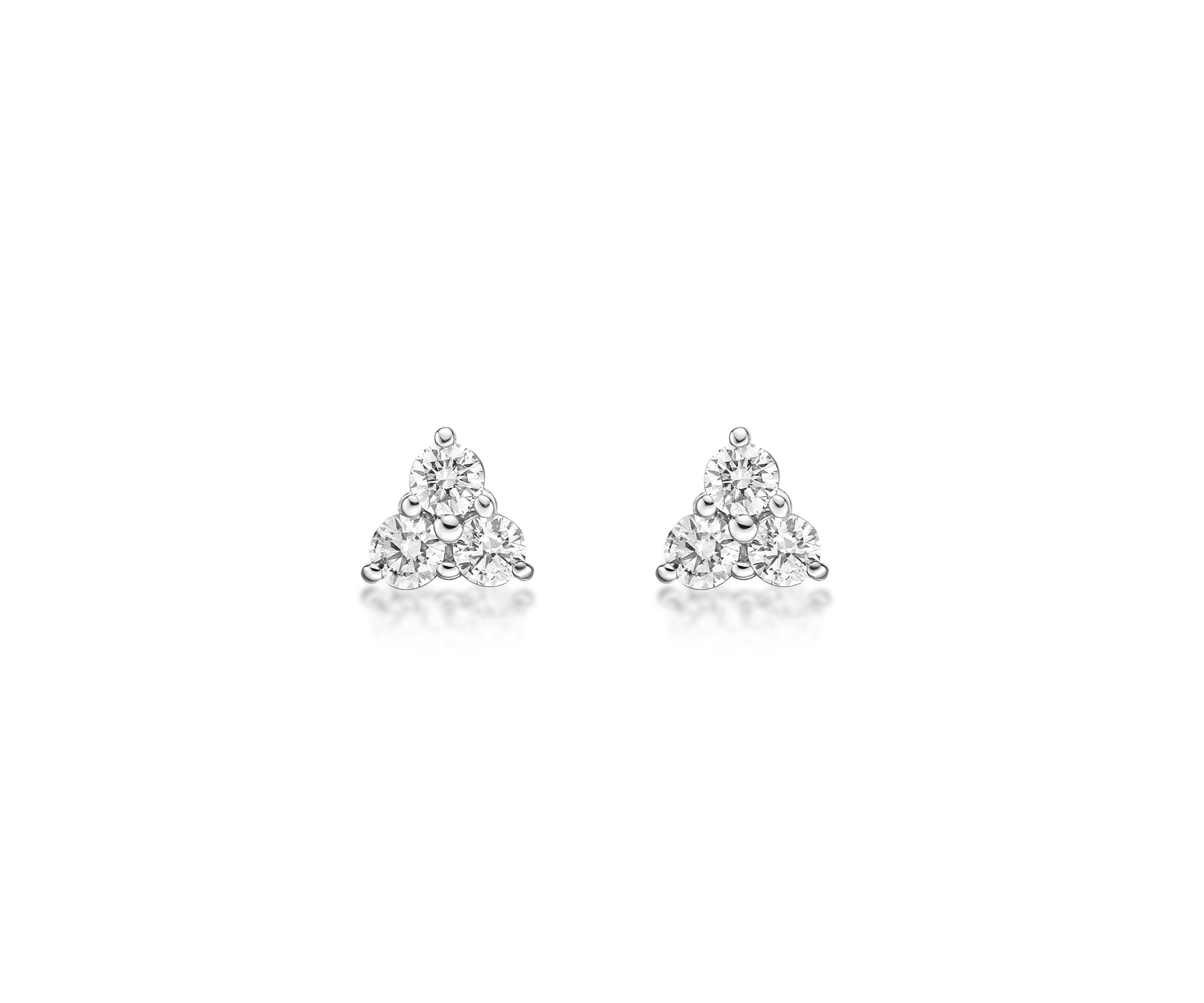 Lab Created 1/3 ct. TDW Lab Grown Diamond Earrings in 10K White Gold