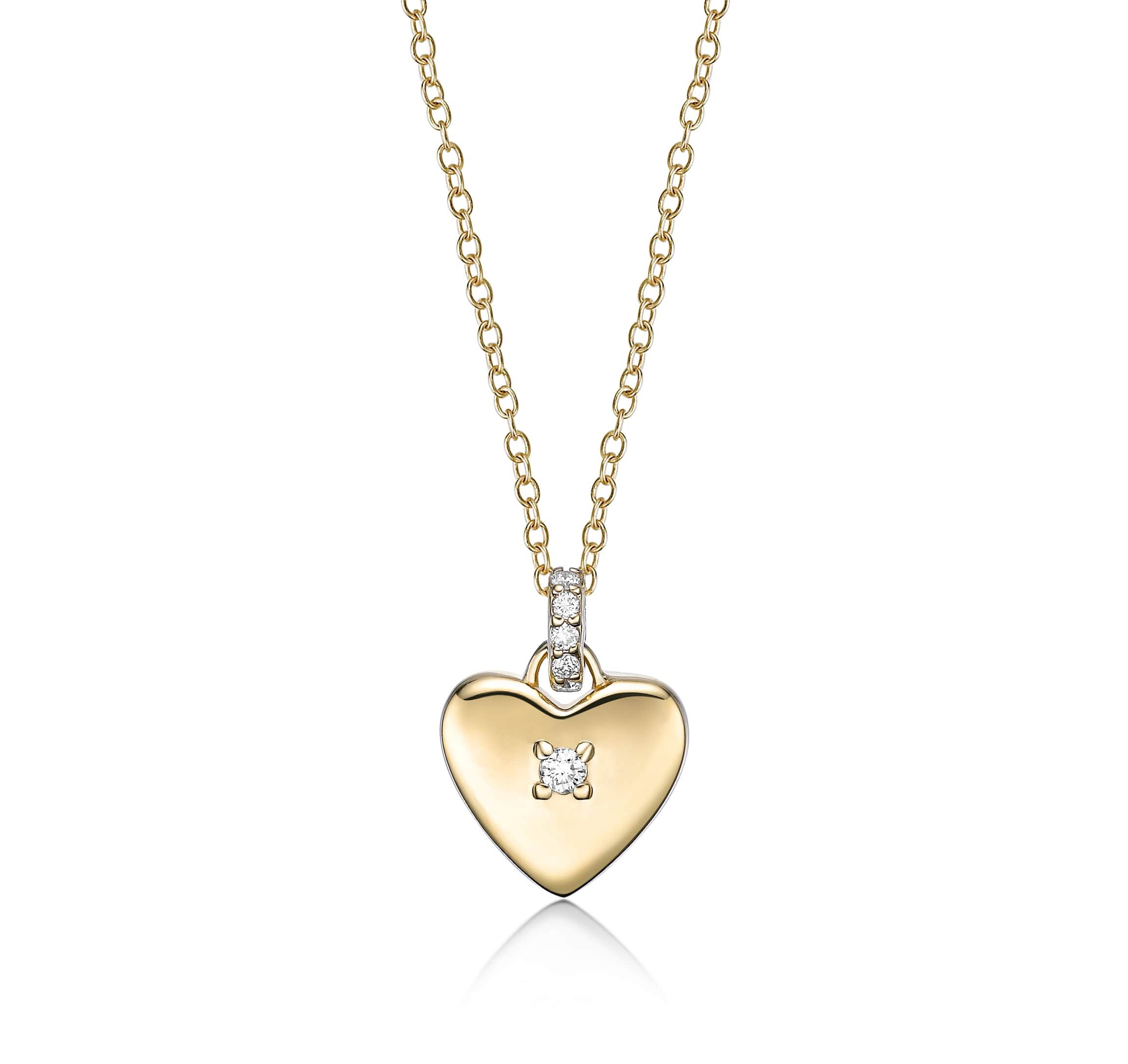 Lab Created Gemminded 1/3 ct. t.w. Lab-Grown Diamond Pendant Necklace in 18k Gold Over Silver