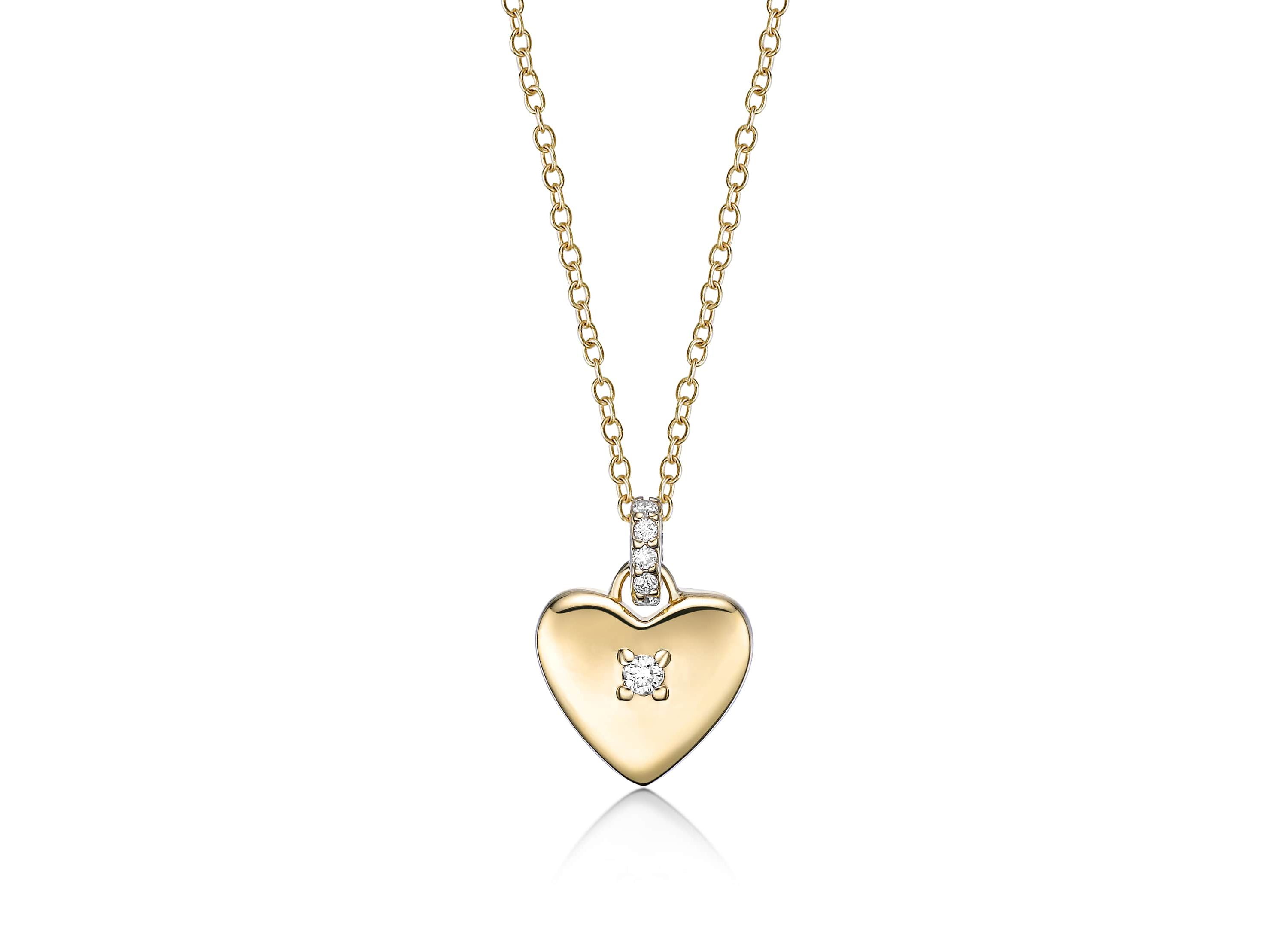 Lab Created Gemminded 1/3 ct. t.w. Lab-Grown Diamond Pendant Necklace in 18k Gold Over Silver