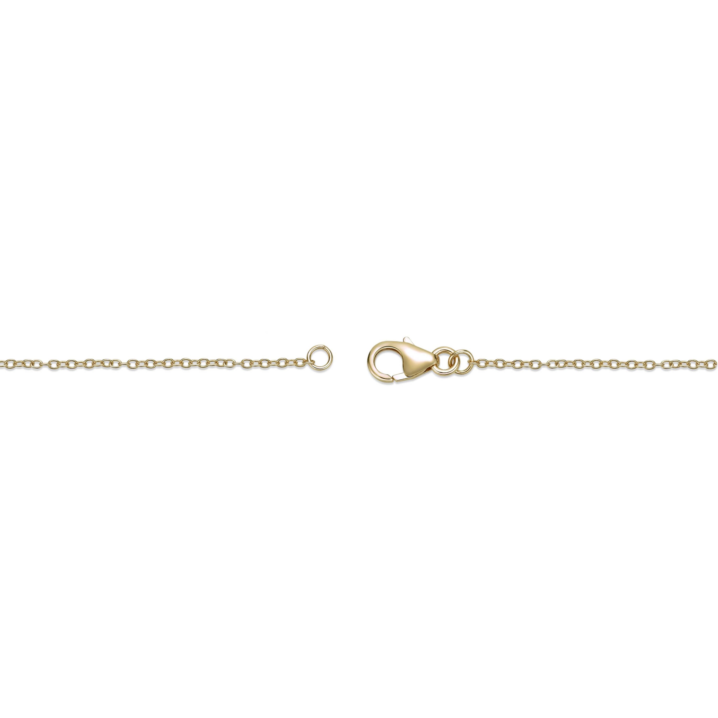 Lab Created Gemminded 1/3 ct. t.w. Lab-Grown Diamond Pendant Necklace in 18k Gold Over Silver