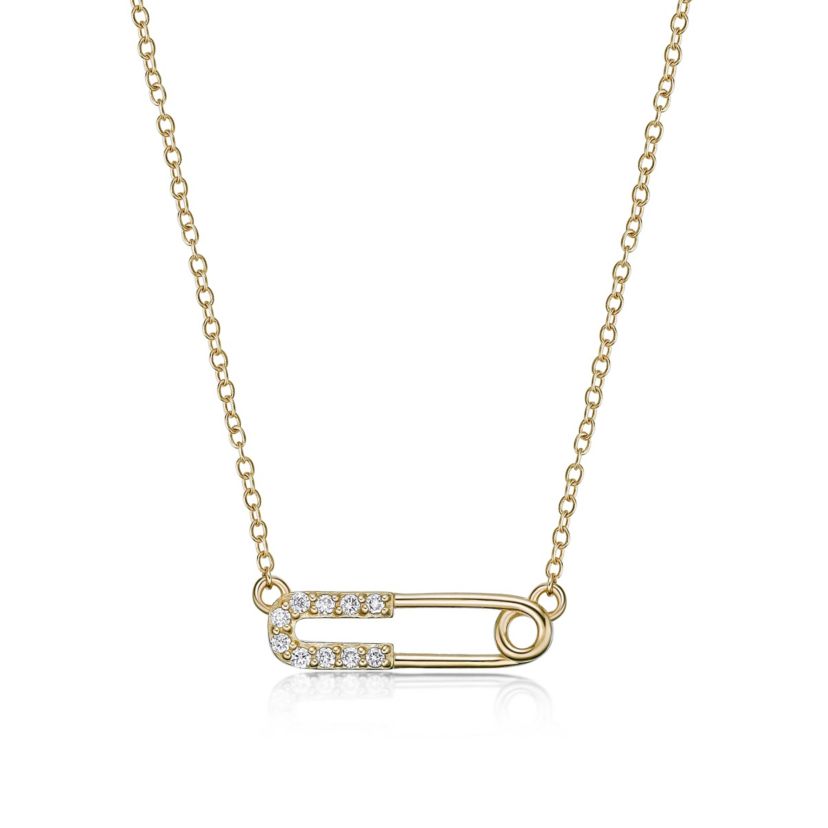 Lab Created Gemminded 1/10 ct. t.w. Lab-Grown Diamond Pendant Necklace in 18k Gold Over Silver