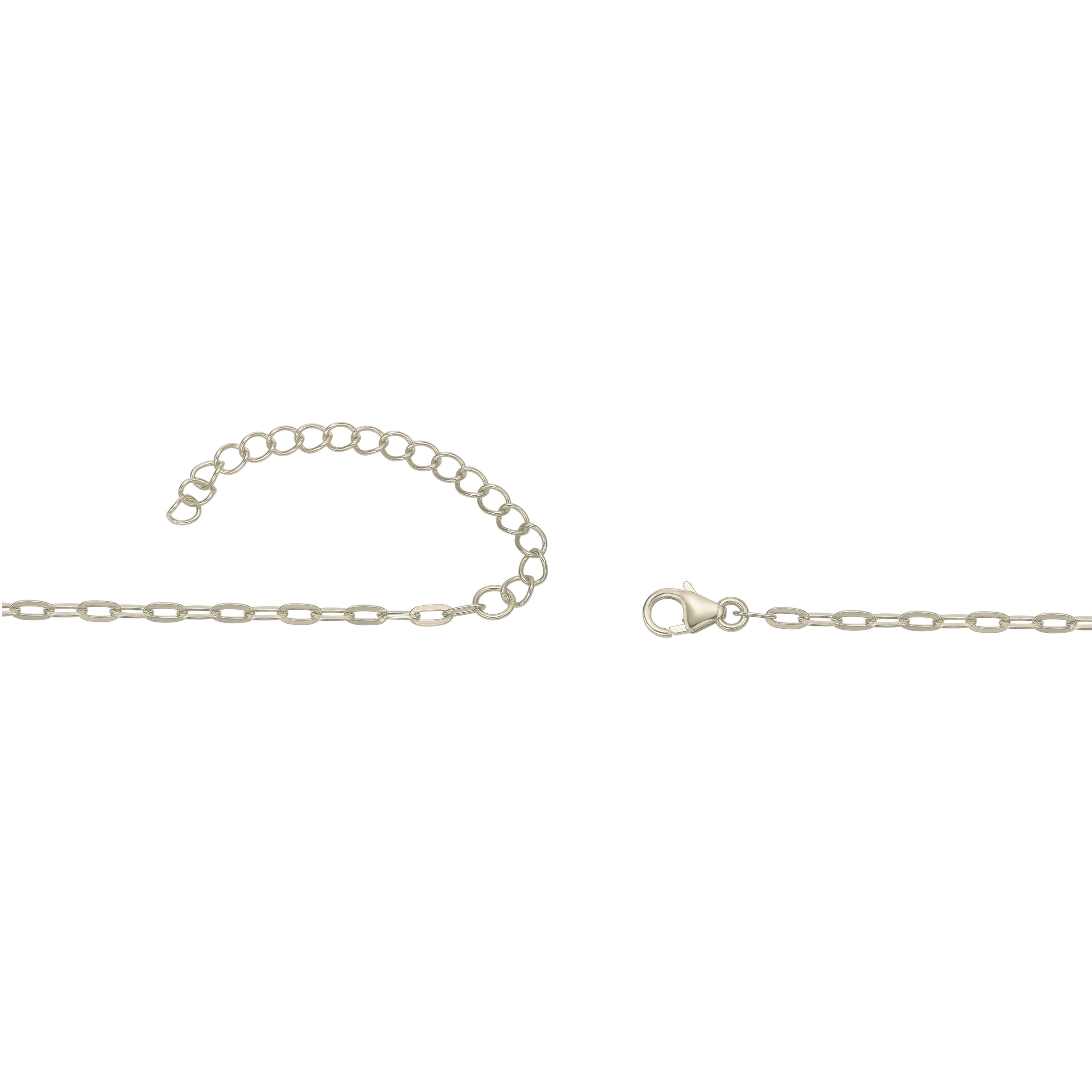 Lab Created Gemminded Lab-Grown Diamond Accent Heart Pendant Necklace in 18k Gold Over Silver