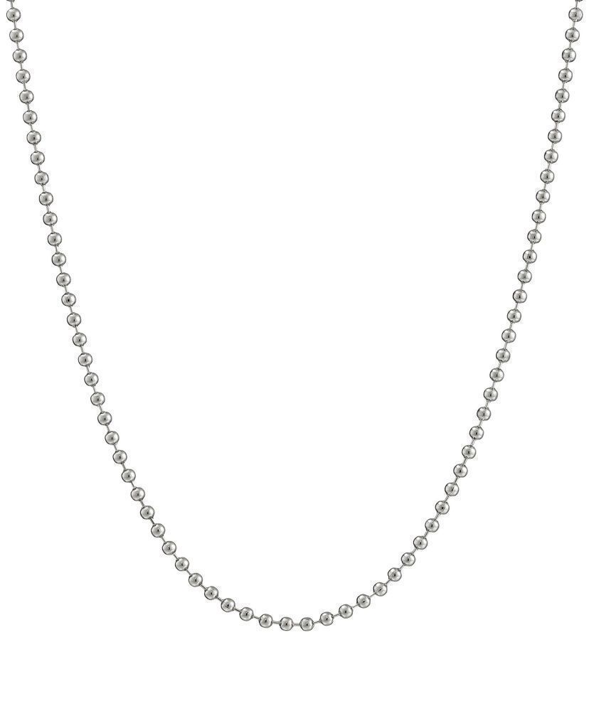 Stainless Steel 2MM Ball Chain Necklace, 24" Length