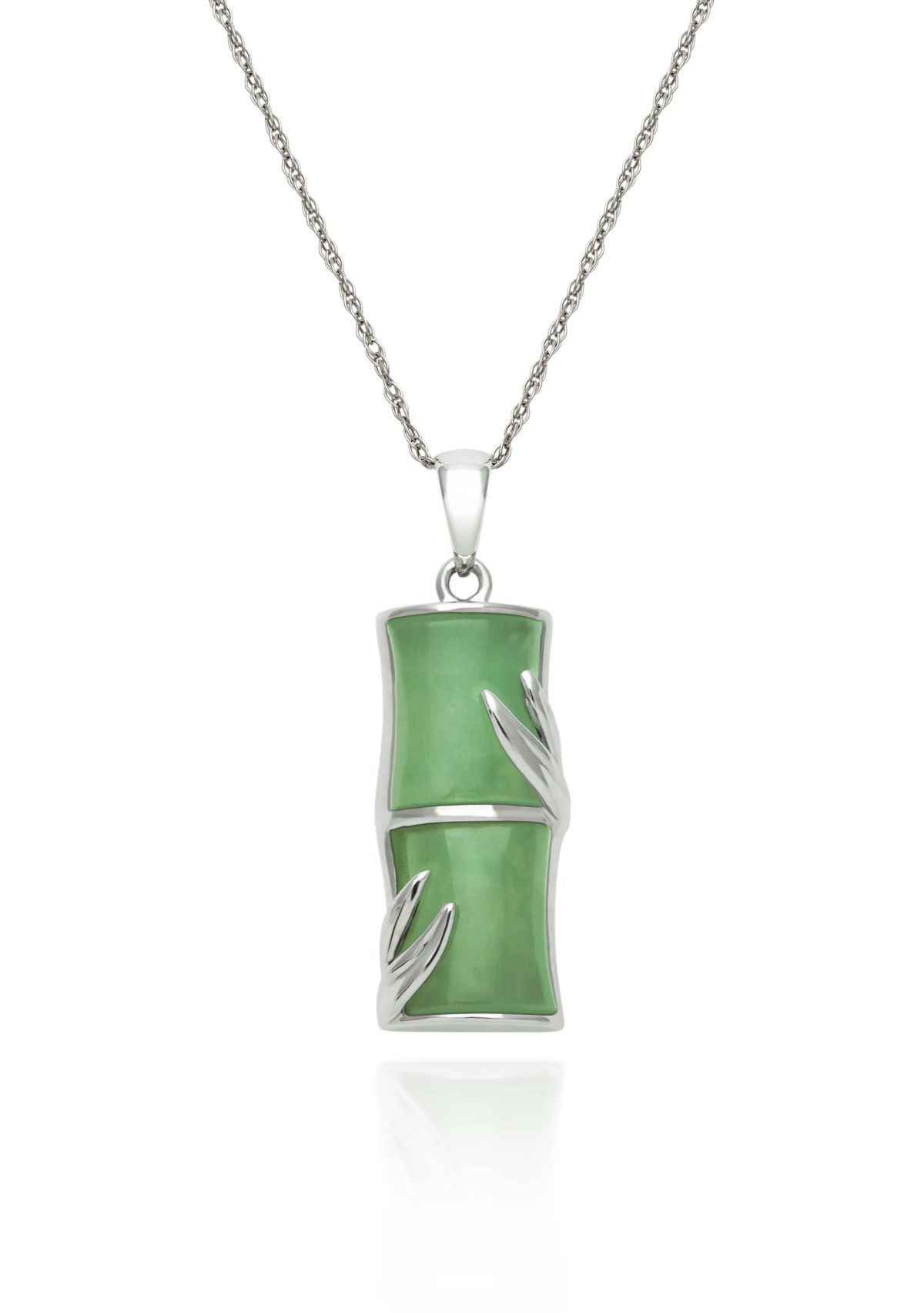 Sterling Silver Jade Pendant