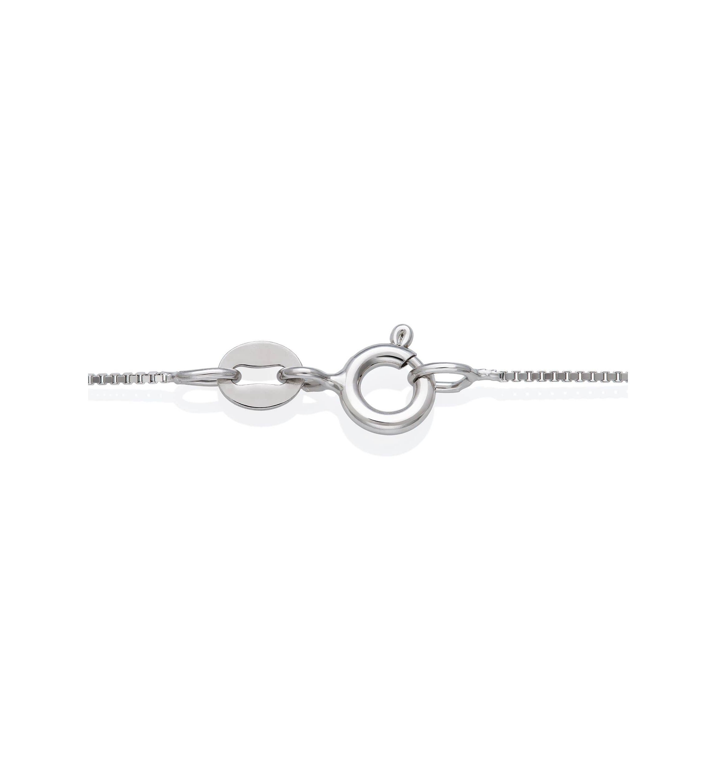 Lab Created STERLING SILVER  FWP & LC SAPPHIRE PENDANT