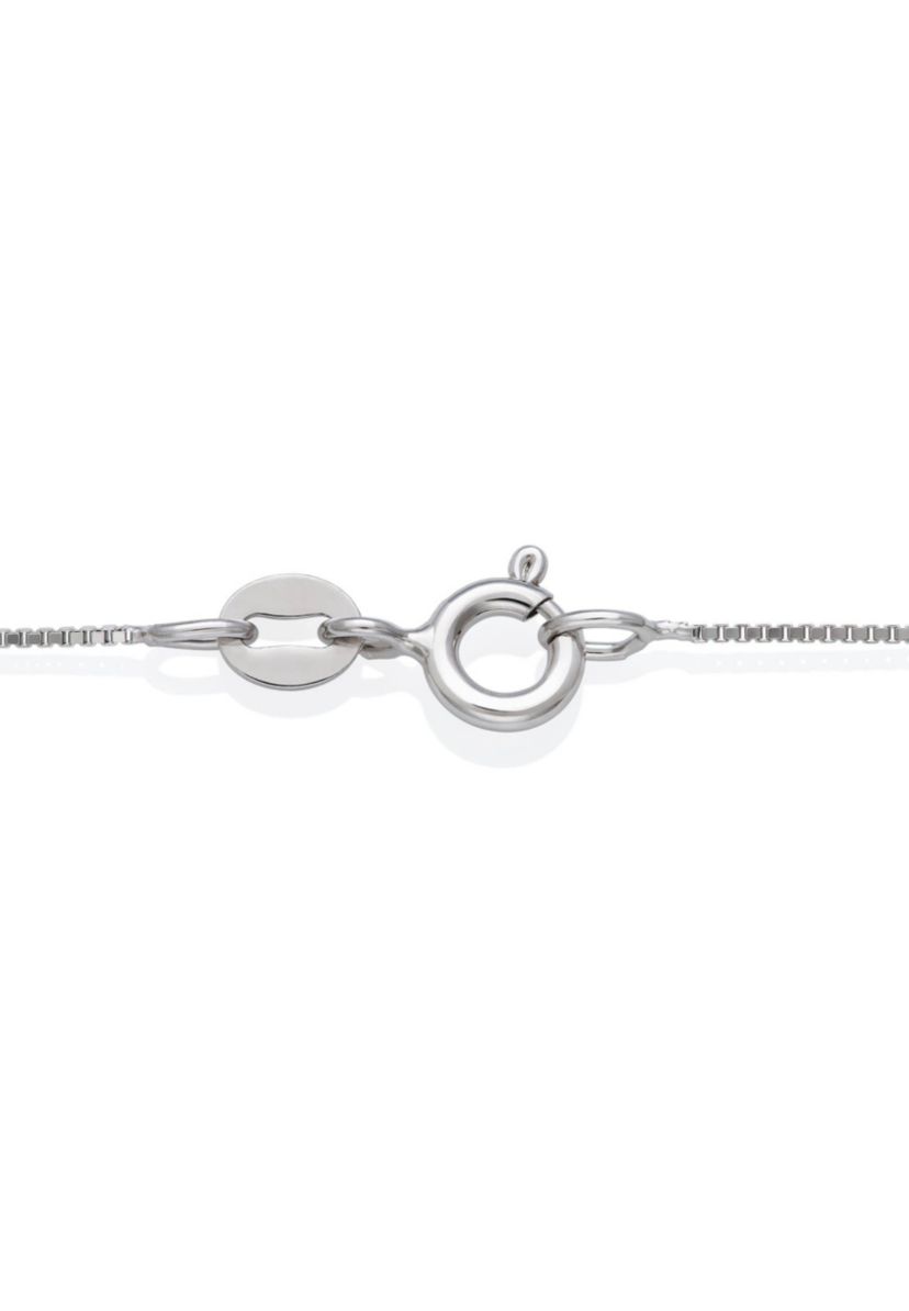 Lab Created STERLING SILVER  FWP & LC SAPPHIRE PENDANT