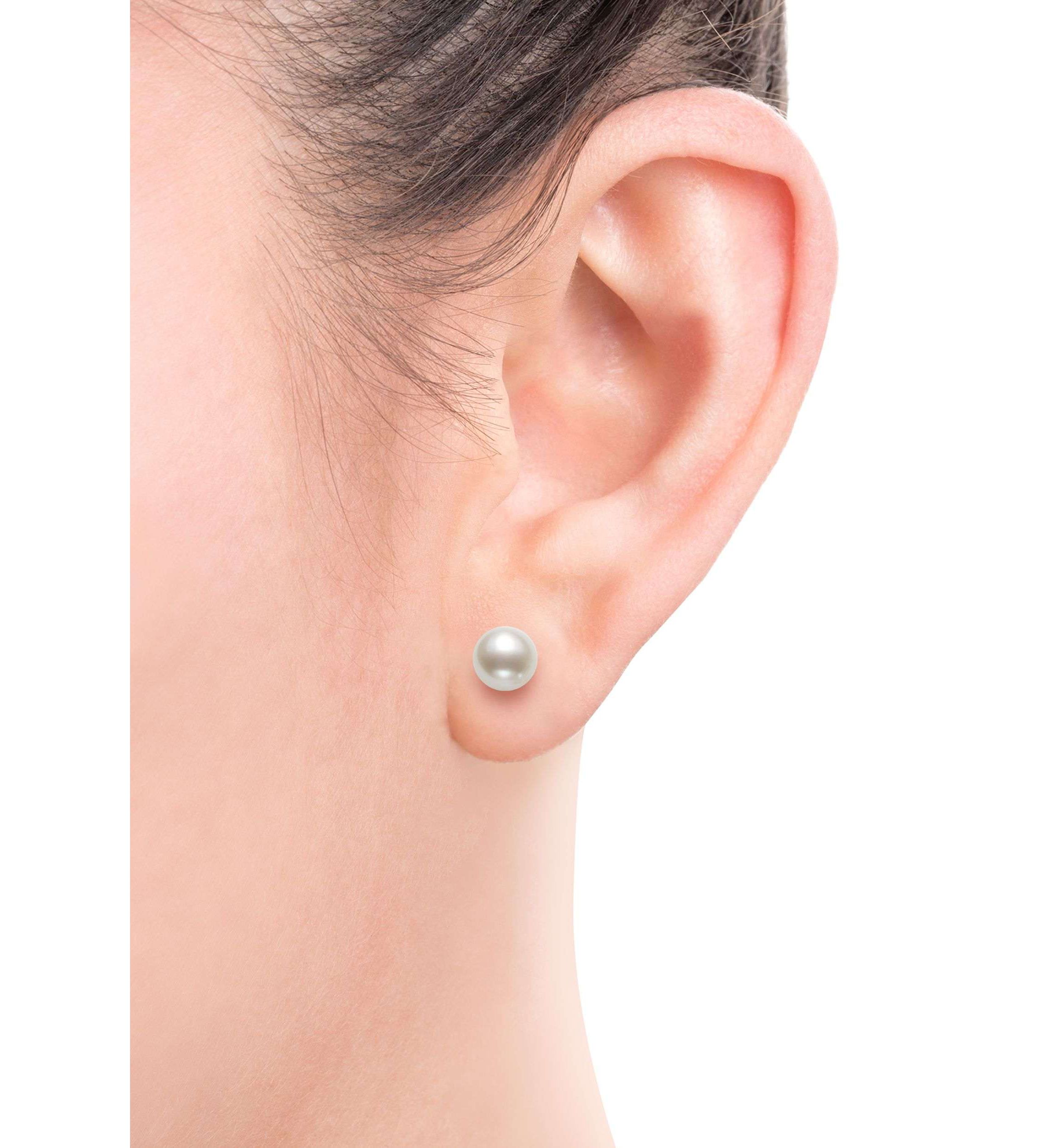 SILVER 6-7MM FWP 18" TINCUP & STUD SET