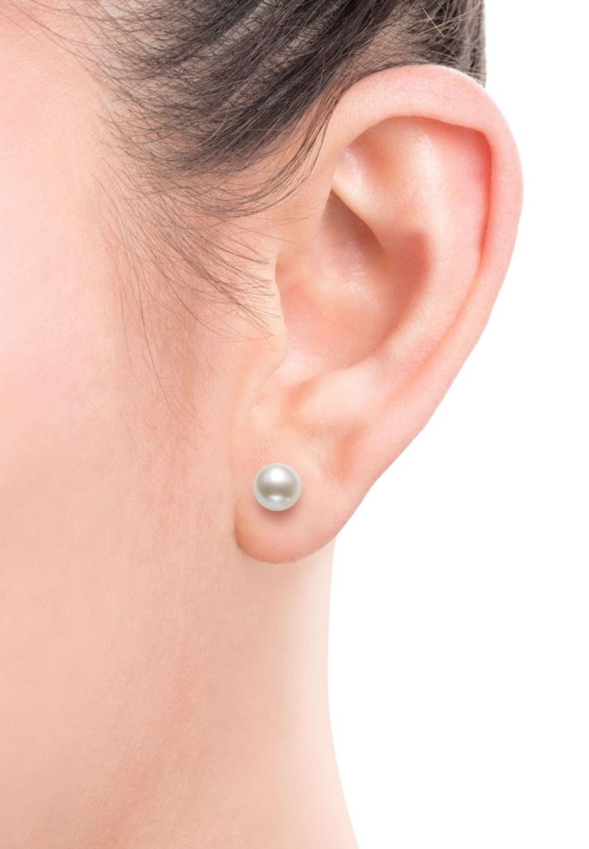 SILVER 6-7MM FWP 18" TINCUP & STUD SET