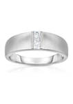 Mens 1/4 ct. t.w. Princess-Cut Diamond Ring in 10K White Gold