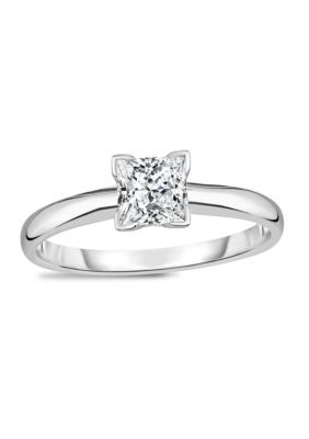 1/3 C.T.T.W Diamond 14K Solitaire Ring