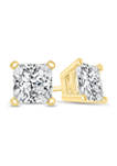 1/4 ct. t.w. Certified Princess-Cut Diamond Solitaire Stud Earrings in 14K Gold (I/SI2)