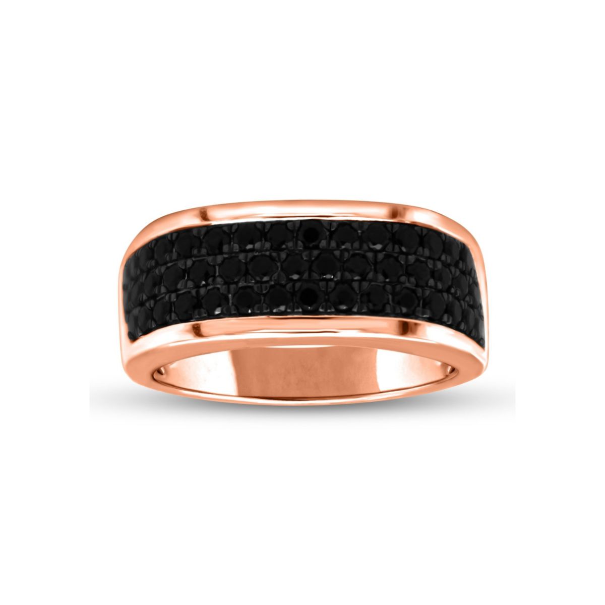 1CTW Diamond 14kt Gold Pink Ring