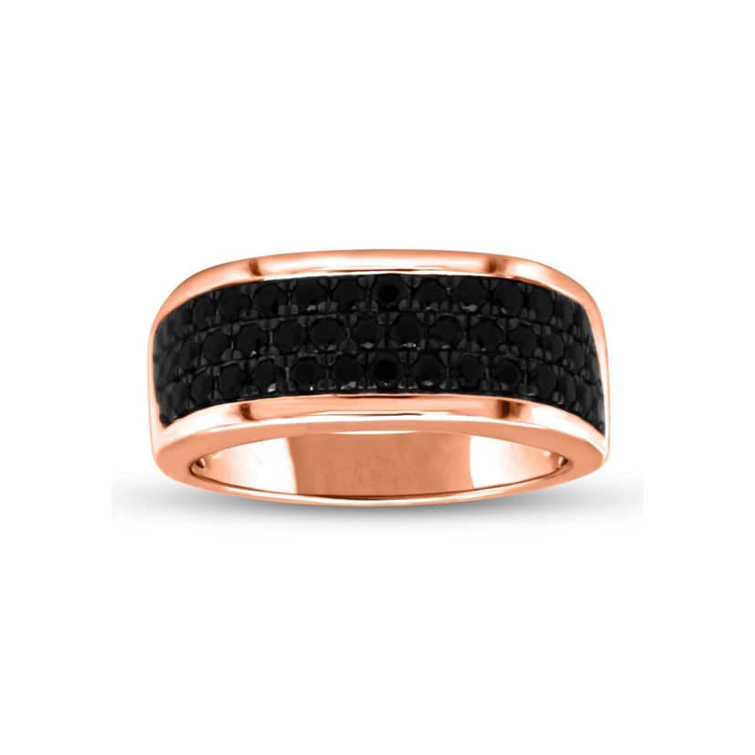 1CTW Diamond 14kt Gold Pink Ring