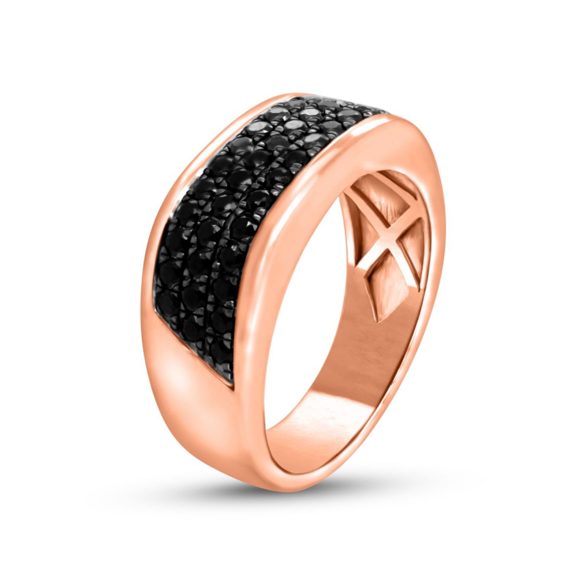 1CTW Diamond 14kt Gold Pink Ring