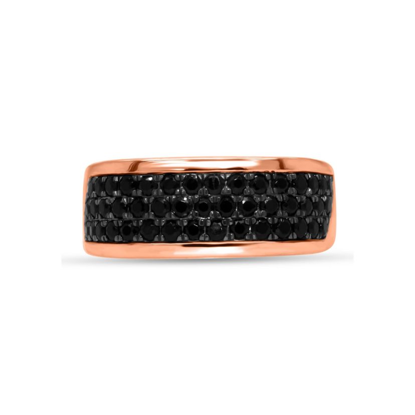 1CTW Diamond 14kt Gold Pink Ring