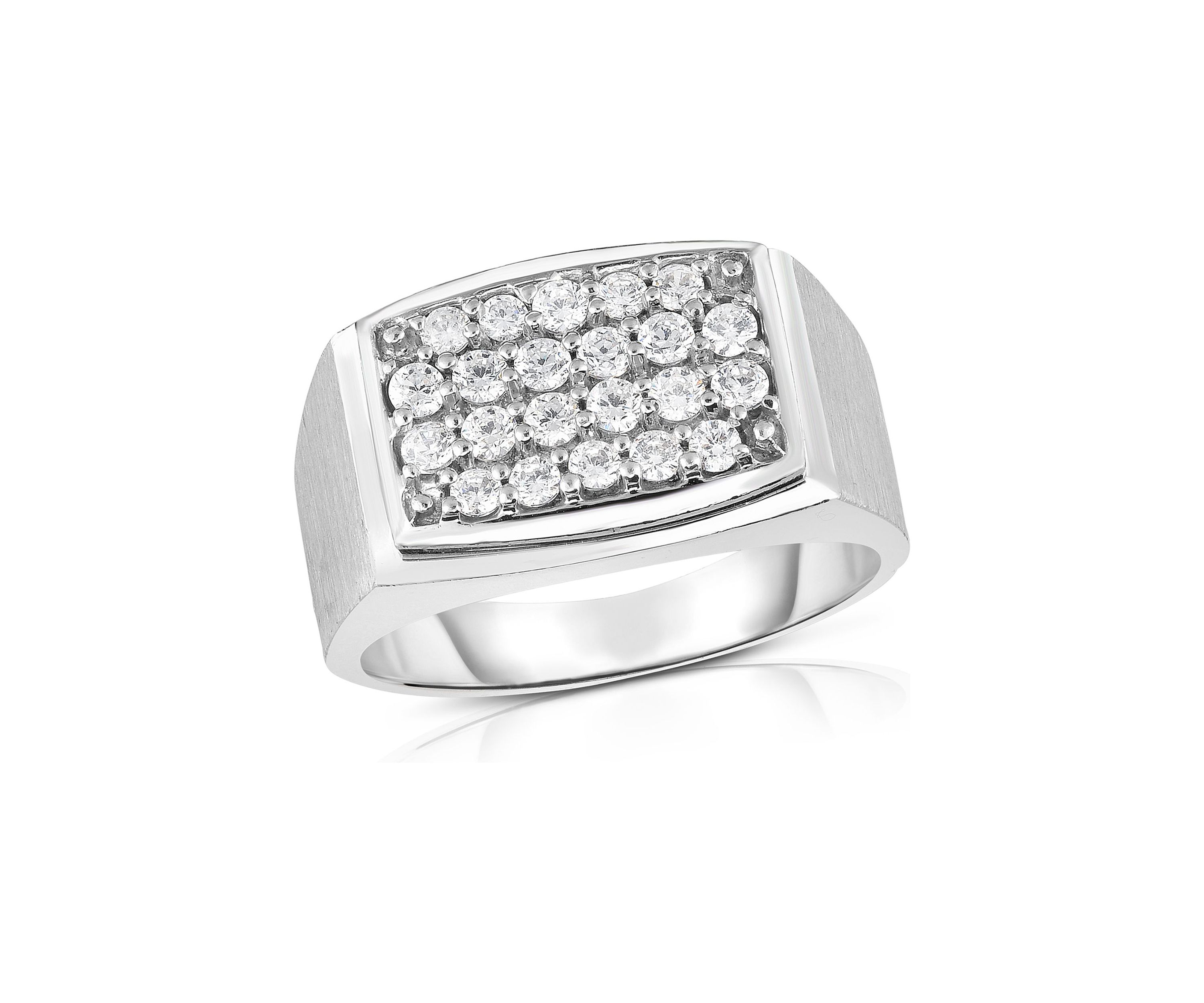 1 C.T.T.W Diamond 10K Gents Ring