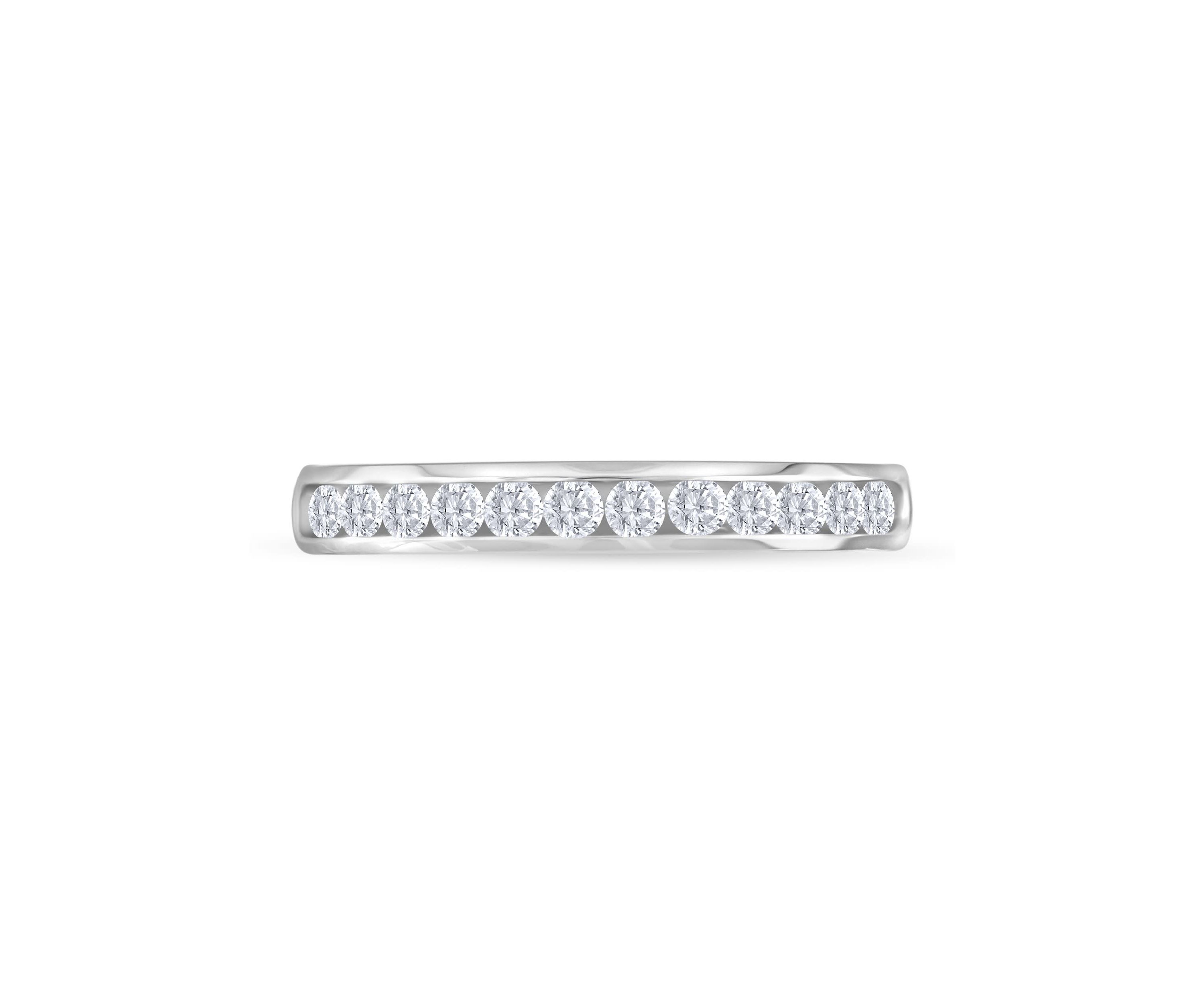 1/2CTW Diamond 14kt Gold White Ring