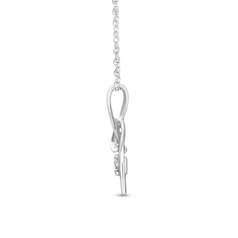 0.05CTW Diamond 10kt Gold White Pendant